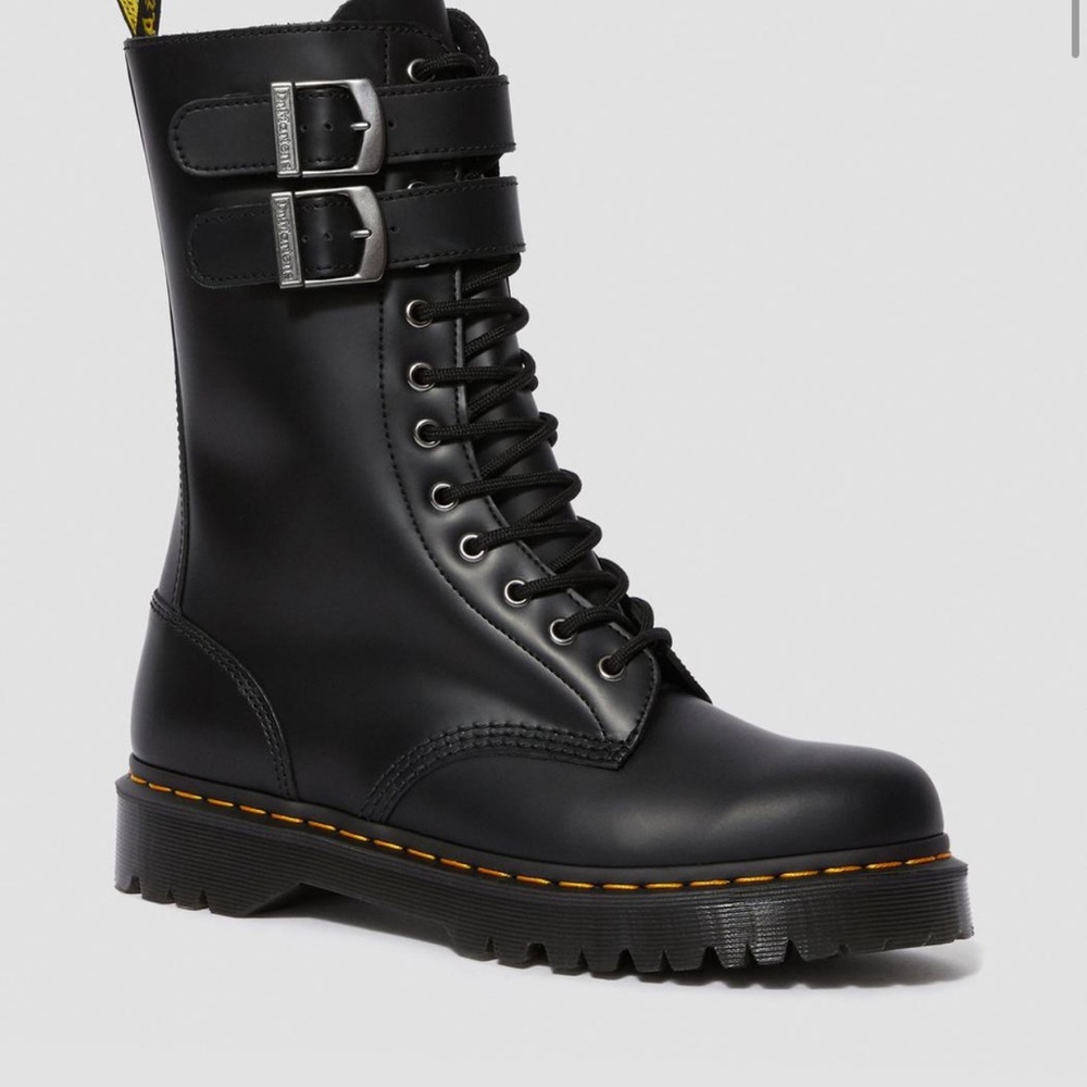 Dr Marten Caspian Alt Black Tall Boots